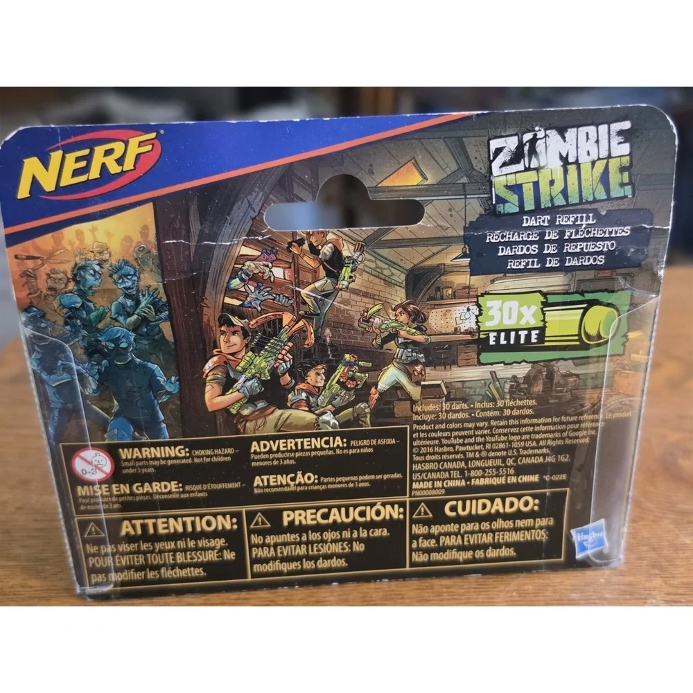 NEW Nerf Zombie Strike Green Foam Dart Refill Pack‎ ~ 30 Elite Nerf Darts